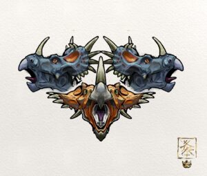 #8 - Would suit a larger placement. ie. Back, chest, thigh. Pricing can be discussed depending on area