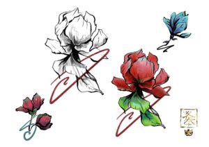 #13 - Smaller buds £80, Larger flower £120